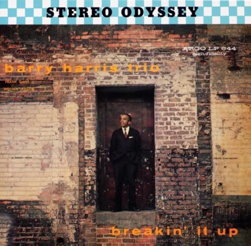 Album cover: Barry Harris Trio, "Breaking It Up", man in doorway.