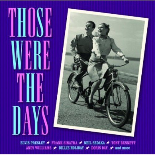 CD cover: couple on a bicycle, text "Those Were The Days.