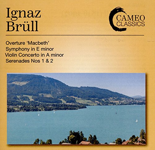 CD cover for Ignaz Brüll classical music, featuring a lakeside landscape.