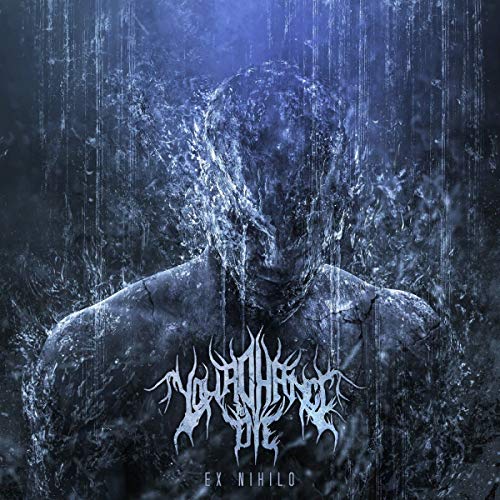 Dark, textured album cover featuring a distorted human figure and band logo.