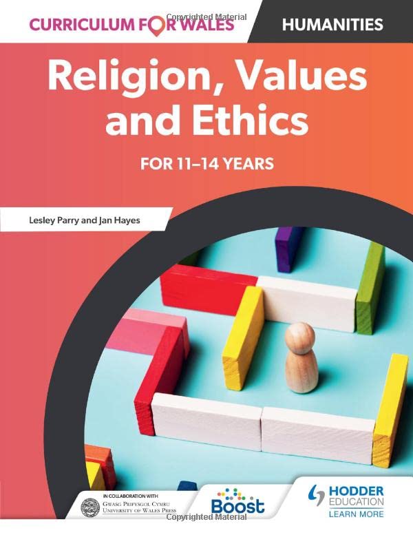 Curriculum for Wales: Religion, Values and Ethics for 11–14 years