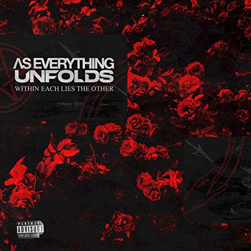 CD cover with red roses and band name "As Everything Unfolds.