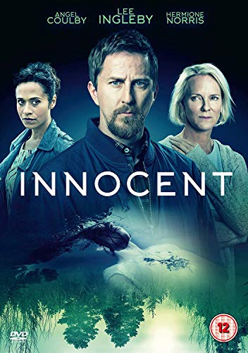 DVD cover for “Innocent” featuring three actors against a blurred landscape.
