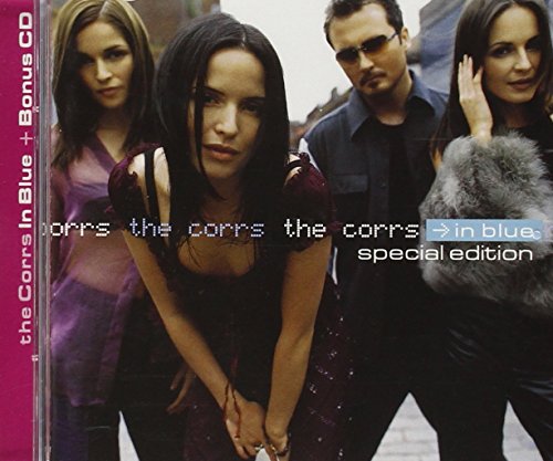 CD cover for The Corrs’ “In Blue: Special Edition” featuring the band members.