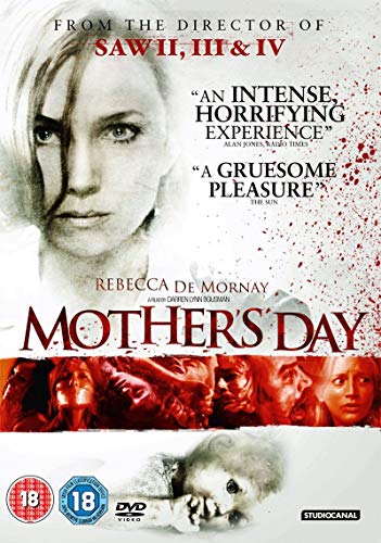 DVD cover for horror film "Mother's Day" with distressed faces.