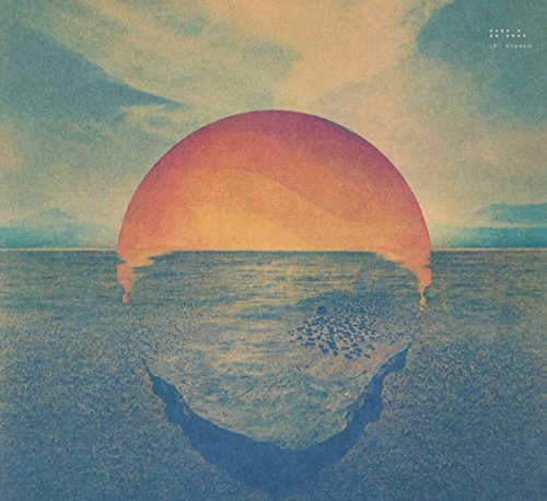 CD cover: orange sun over water, textured, abstract landscape.