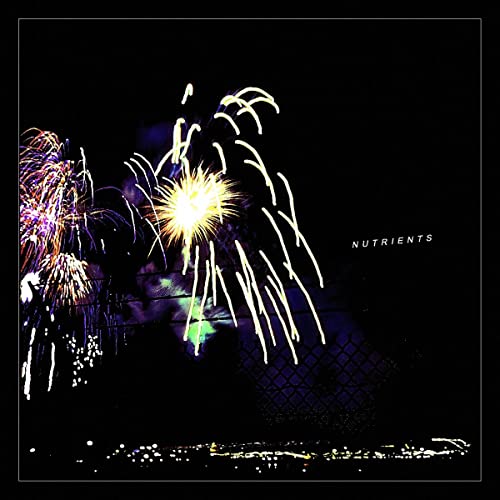 Dark album cover with fireworks and the text "Nutrients" in the upper right.