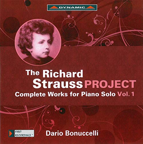 CD cover: portrait of a man, text "The Richard Strauss Project" and "Dario Bonuccelli".