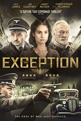 DVD cover for "Exception" featuring actors and WWII imagery.