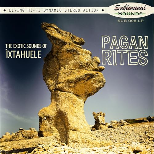 Album cover featuring a tall, eroded rock formation under a stormy sky.