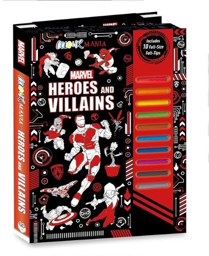 Marvel: Colourmania Heroes and Villains