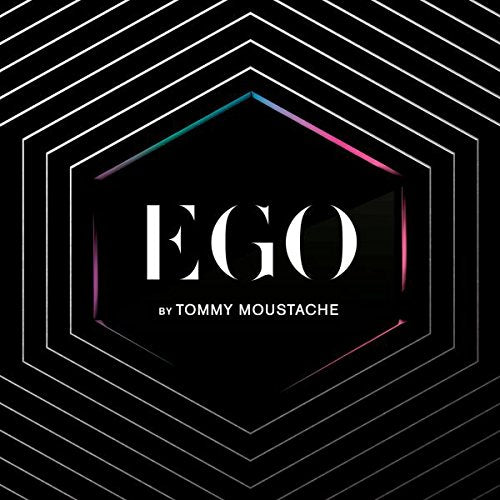 Black hexagon with white "EGO" text and colorful light streaks.