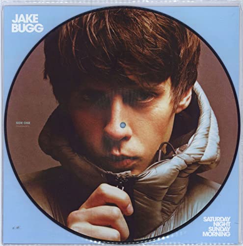 Jake Bugg vinyl record cover featuring a portrait of the artist.
