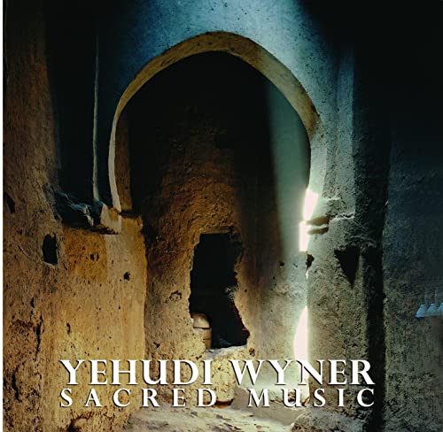 CD cover with an arched stone doorway and text: "Yehudi Wyner Sacred Music".