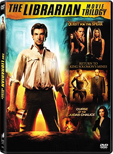 DVD cover for "The Librarian" trilogy featuring Noah Wyle.