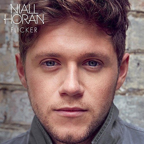Niall Horan's "Flicker" album cover: close-up portrait of a man.
