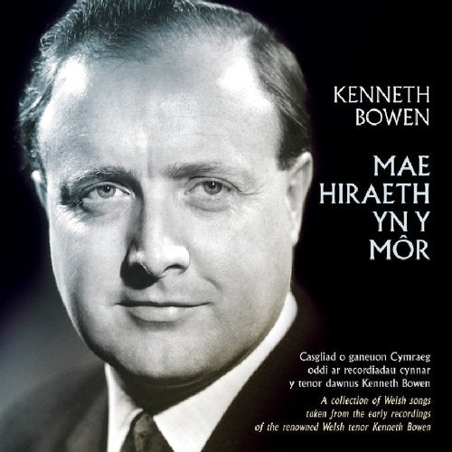 CD cover featuring a portrait of Welsh tenor Kenneth Bowen in black and white.