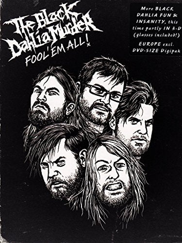 Black and white DVD cover featuring four men with long hair and beards.