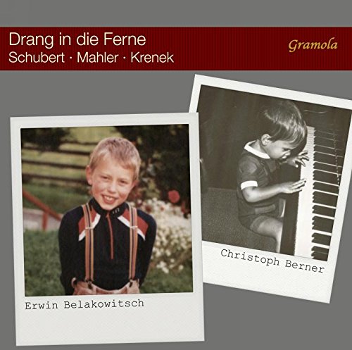 CD cover with black and white photos of boys and text details.