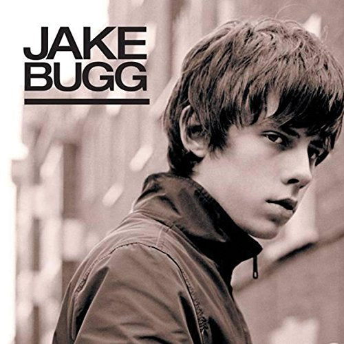 Album cover for Jake Bugg featuring a young man in a jacket.
