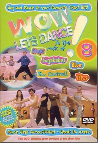DVD cover for “Wow! Let's Dance - Vol. 8” featuring dancers and singers.