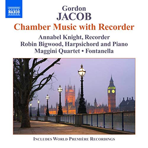 CD cover: London cityscape with musicians' names and "Chamber Music with Recorder.