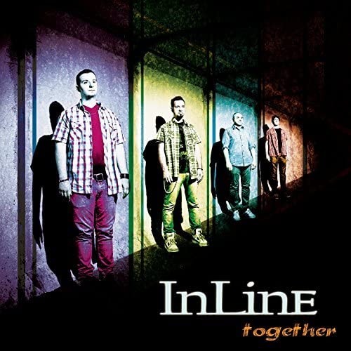 CD cover for Inline’s “Together” featuring a group of men in shadows.