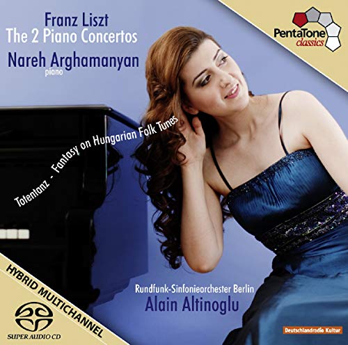 CD cover featuring pianist Nareh Arghamanyannareh and composer Franz Liszt’s name.
