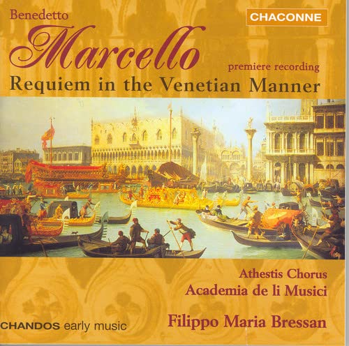 CD cover: Venice canals with gondolas, text “Requiem in the Venetian Manner.”
