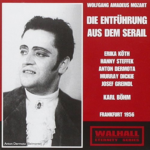 CD cover for Mozart’s *Die Entführung aus dem Serail*, featuring Anton Dermota.