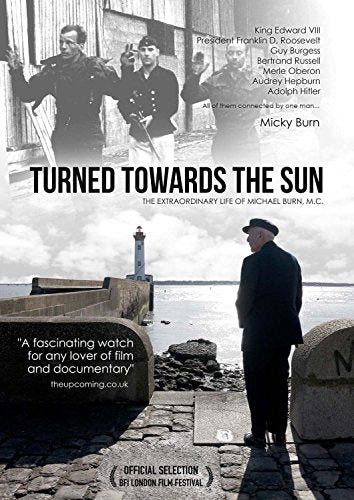 DVD cover for “Turned Towards The Sun” featuring a man by the sea.
