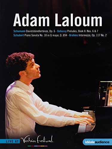 Adam Laloum at a piano, Verbier Festival DVD cover.