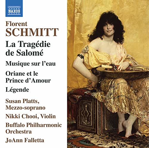 CD cover for Florent Schmitt’s music featuring a painting of Salomé.