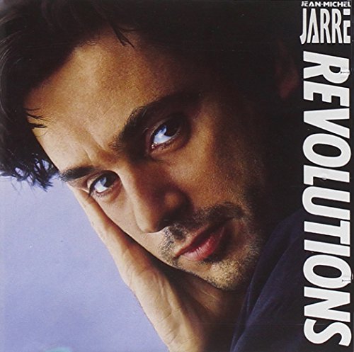 Jean-Michel Jarre “Revolutions” CD cover featuring a portrait of the artist.