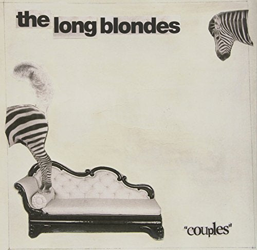 Album cover for The Long Blondes’ “Couples” featuring zebra imagery.