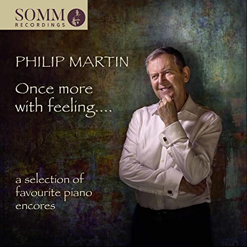 CD cover featuring pianist Philip Martin in a white shirt.