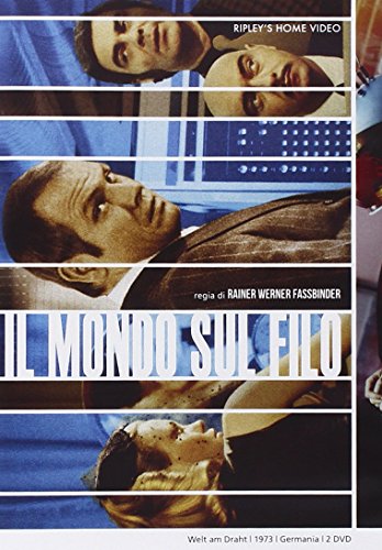 DVD cover for "Mondo Sul Filo" featuring fragmented faces and blue tones.