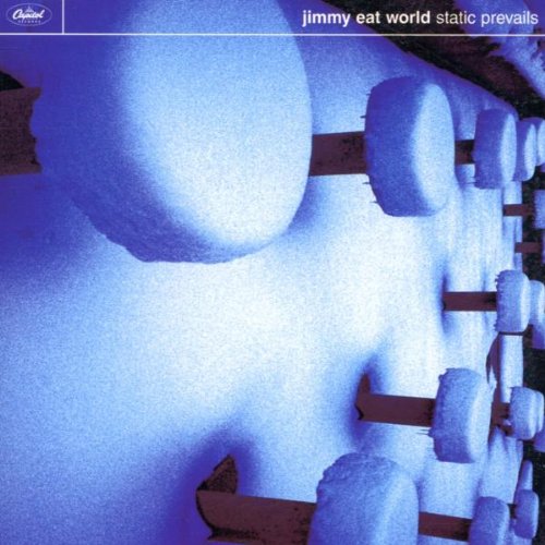 CD cover for “Static Prevails” by Jimmy Eat World, blue and blurry.