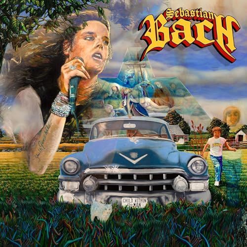 Album cover for Sebastian Bach’s “Child Within The Man” featuring painted imagery.