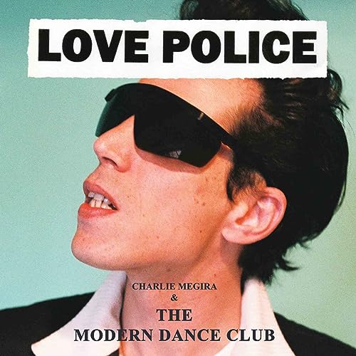 Album cover featuring a man in sunglasses with “Love Police” text.