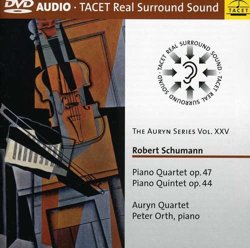 DVD cover for Robert Schumann piano quartet and quintet recordings.
