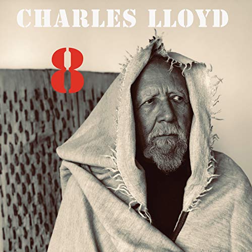 Charles Lloyd album cover: man with beard under a rough shawl.