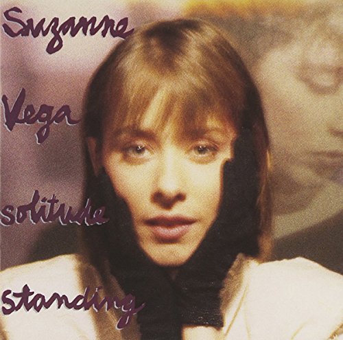 Suzanne Vega’s “Solitude Standing” vinyl album cover with portrait.