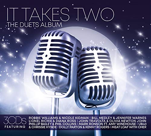 CD cover for “It Takes Two” featuring two vintage microphones.