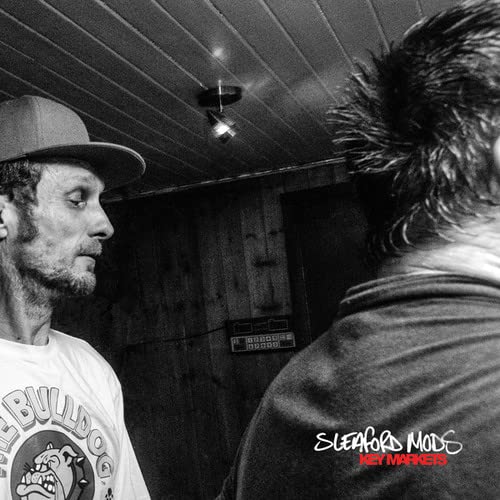 Black and white album cover featuring two men in profile, “Sleaford Mods” text.