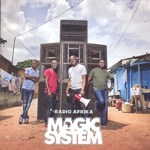 CD cover: Magic System, Radio Afrika, with men and speakers.