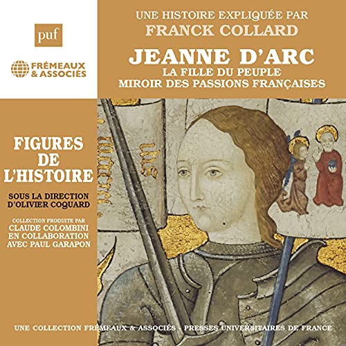 CD cover featuring a portrait of Joan of Arc with medieval imagery.