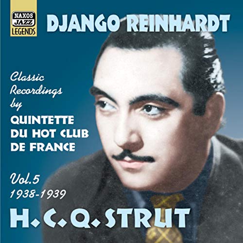 CD cover featuring a portrait of jazz guitarist Django Reinhardt.