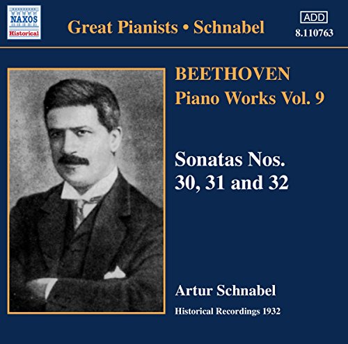 CD cover featuring a black and white portrait of Artur Schnabel.