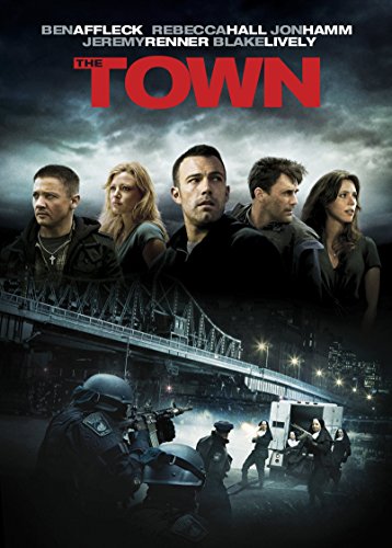 DVD cover for "The Town" featuring cast members and a city bridge.